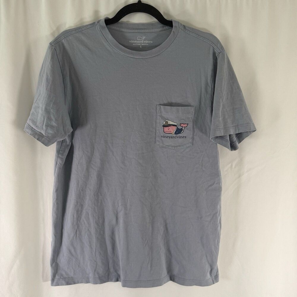 Vineyard Vines Captain T-Shirt Men's Small Crewneck Short Sleeve Lobster Clams